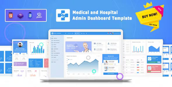MedicalDash - Medical Admin and Hospital Dashboard Template